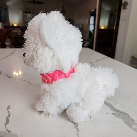 DISNEY Just Play Minnies Happy Helpers Snowpuff White Poodle Dog Plush 7" - Picture 3 of 7